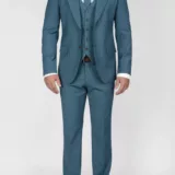 Костюм-тройка цвета «морской волны» Каталог