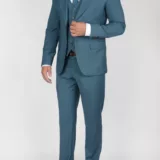 Костюм-тройка цвета «морской волны» Каталог