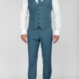 Костюм-тройка цвета «морской волны» Каталог
