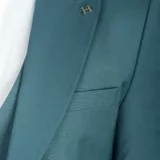 Костюм-тройка цвета «морской волны» Каталог