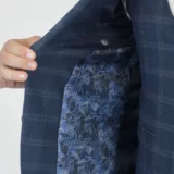 Изумрудный костюм-тройка в клетку Каталог