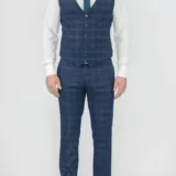 Изумрудный костюм-тройка в клетку Каталог