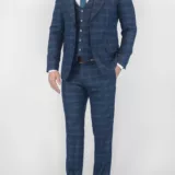 Изумрудный костюм-тройка в клетку Каталог