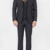 Костюм-тройка темно-коричневый цвет в клетку Каталог