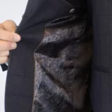 Костюм-тройка темно-коричневый цвет в клетку Каталог