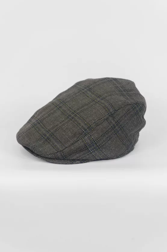 Костюм-тройка песочного цвета с зеленой клеткой Каталог