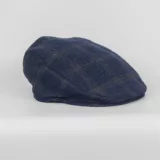 Клетчатый костюм-тройка синего цвета Вечерние мужские костюмы