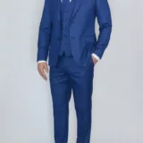 Костюм-тройка ярко-синего цвета Каталог