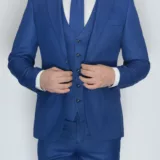 Костюм-тройка ярко-синего цвета Каталог