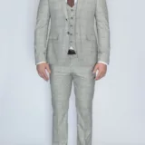 Костюм-тройка кремового цвета Каталог