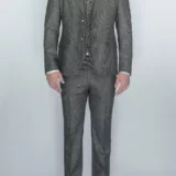 Костюм-тройка песочный цвет текстурная ткань Каталог