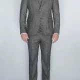 Костюм-тройка песочный цвет текстурная ткань Каталог