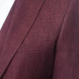 Костюм-тройка насыщенно бордового цвета Вечерние мужские костюмы