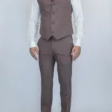 Костюм-тройка цвет Бургунди Вечерние мужские костюмы