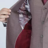 Костюм-тройка цвет Бургунди Вечерние мужские костюмы