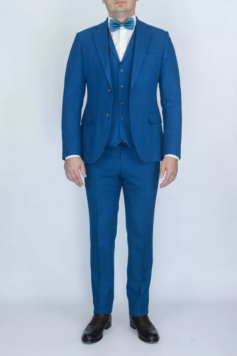 Костюм-тройка цвет «Морской волны» Каталог