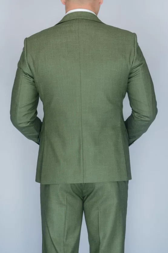 Костюм-тройка фисташковый оттенок Вечерние мужские костюмы