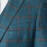 Костюм-тройка темно-зеленого цвета в коричневую клетку Каталог