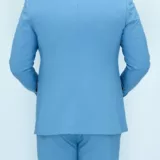 Костюм-тройка небесно-голубого цвета Каталог