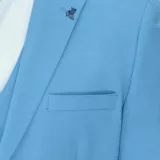 Костюм-тройка небесно-голубого цвета Каталог