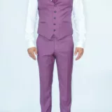 Костюм-тройка сиреневого оттенка Каталог