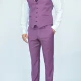 Костюм-тройка сиреневого оттенка Каталог