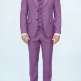 Костюм-тройка сиреневого оттенка Каталог