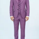 Костюм-тройка сиреневого оттенка Каталог