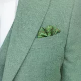 Костюм-тройка светло-зеленый текстурная ткань Вечерние мужские костюмы