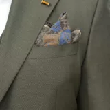 Костюм-тройка шоколадного цвета текстурная ткань Каталог