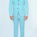 Костюм-тройка мятного оттенка Каталог