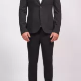 Пиджак матово-черный стрейчевый Каталог