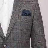 Классический пиджак серого цвета в клетку Каталог