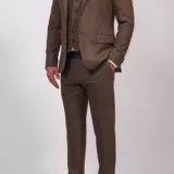 Костюм-тройка в клетку цвет песочный Каталог