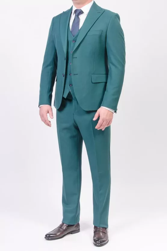 Костюм-тройка ярко-зеленого цвета Каталог