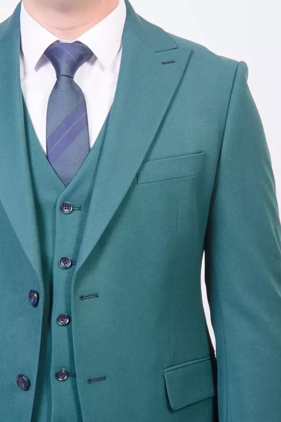 Костюм-тройка ярко-зеленого цвета Каталог