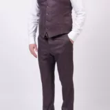 Костюм-тройка терракотового цвета Каталог