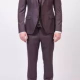 Костюм-тройка терракотового цвета Каталог