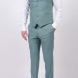 Костюм-тройка мятный оттенок Каталог
