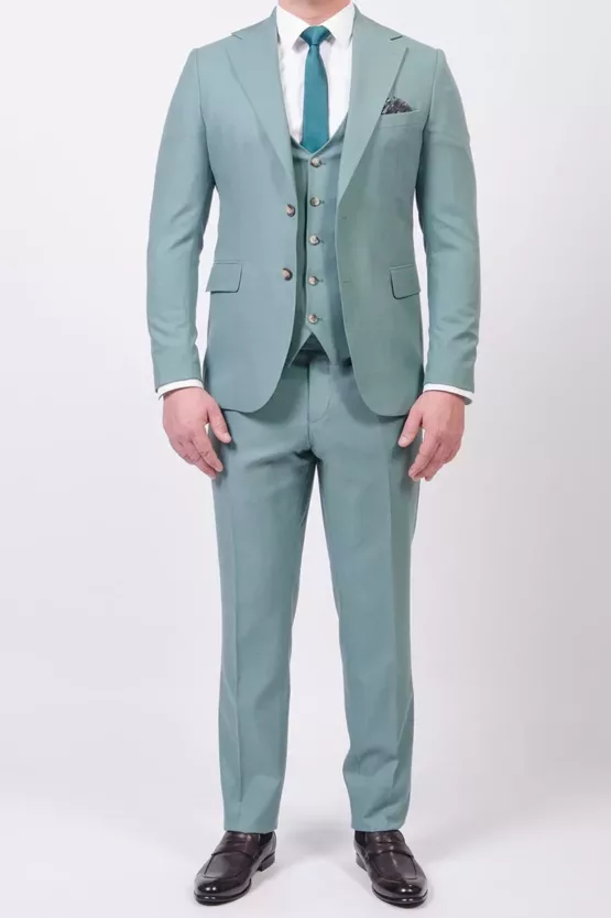 Костюм-тройка мятный оттенок Каталог