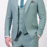 Костюм-тройка мятный оттенок Каталог
