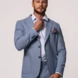 Костюм-двойка цвет небесно-голубой Каталог