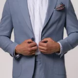 Костюм-двойка цвет небесно-голубой Каталог