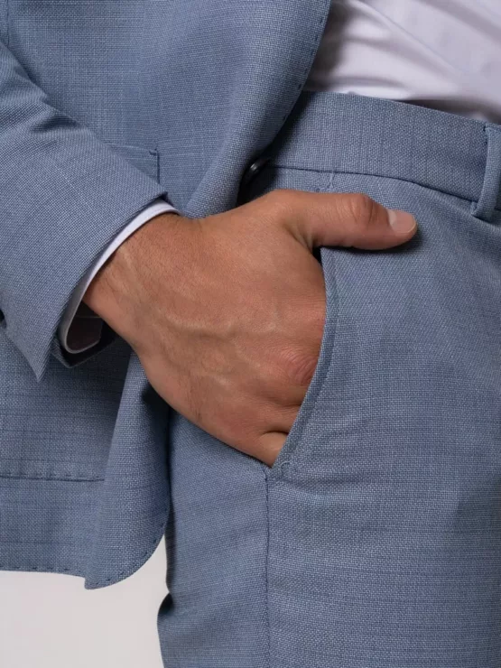 Костюм-двойка цвет небесно-голубой Каталог