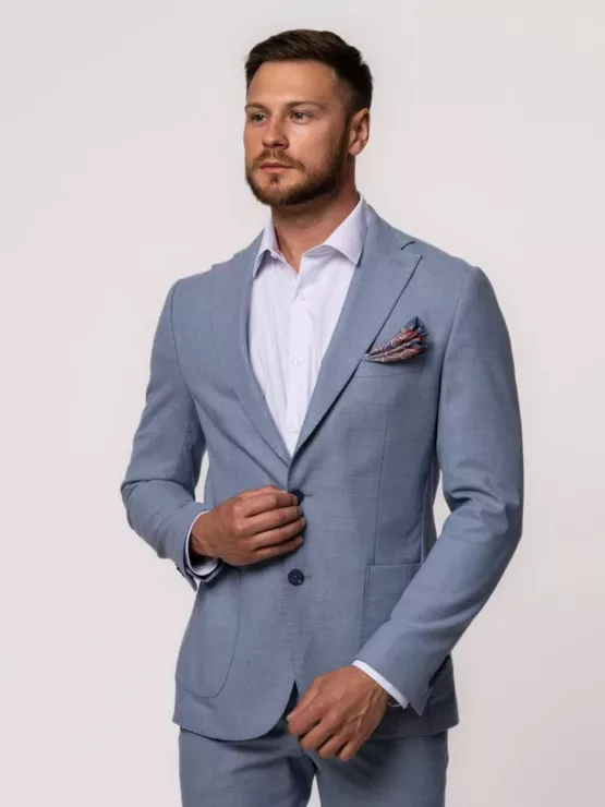 Костюм-двойка цвет небесно-голубой Каталог