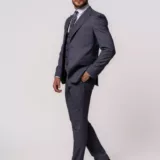 Костюм-тройка серого цвета Каталог
