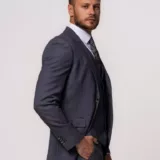 Костюм-тройка серого цвета Каталог