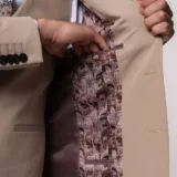 Костюм-тройка кремовый оттенок Вечерние мужские костюмы