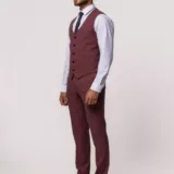 Костюм-тройка цвет марсала Каталог