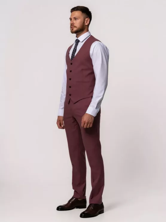 Костюм-тройка цвет марсала Каталог